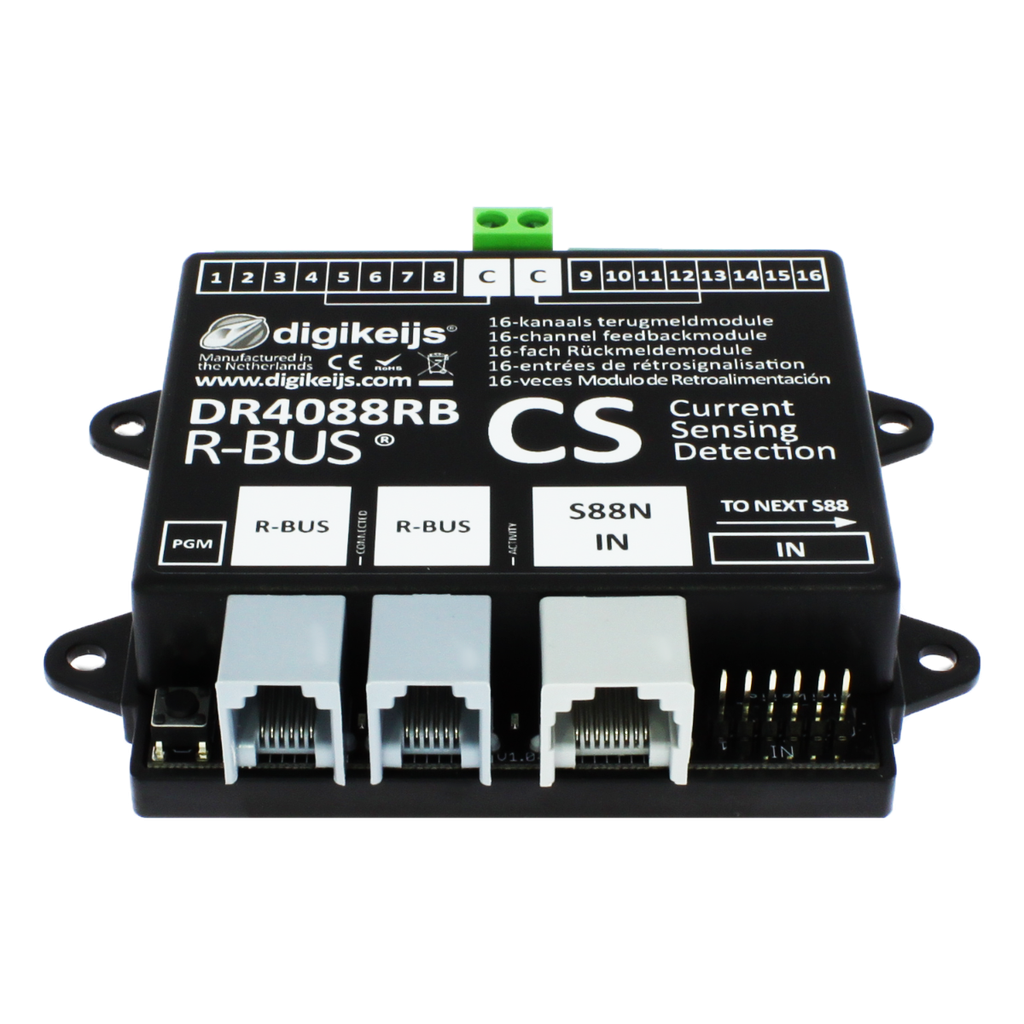 Digikeijs DR4088RB-CS - 16-kanaals R-BUS terugmeldmodule