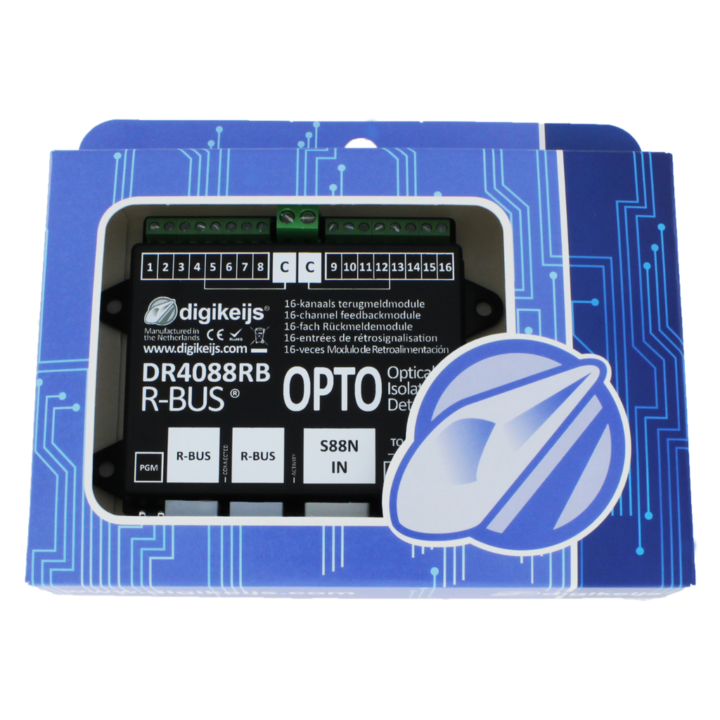 Digikeijs DR4088RB-OPTO - 16-channel R-BUS™ feedback module