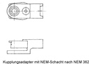 Fleischmann 00384001 - Kupplungsadapter - graubraun  