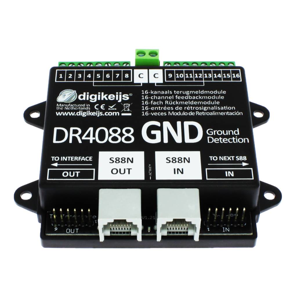 Digikeijs DR4088LN-GND_BOX - LocoNet Complete Starter Kit with 32 reporting points