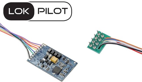 ESU 59020 H0 0 - Lokpilot 5 basis, DCC, Standaard decoder, NEM652, 8-pin