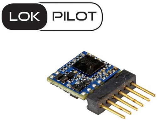 ESU 59817 H0 TT N - Lokpilot 5 Micro, DCC/MM/SX, 6-pin direct NEM651