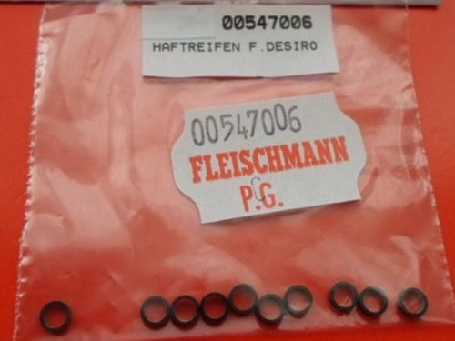 Fleischmann 00547006 - Slipbanden 3,4 x 1,2 x 0,5 mm (10 stuks)