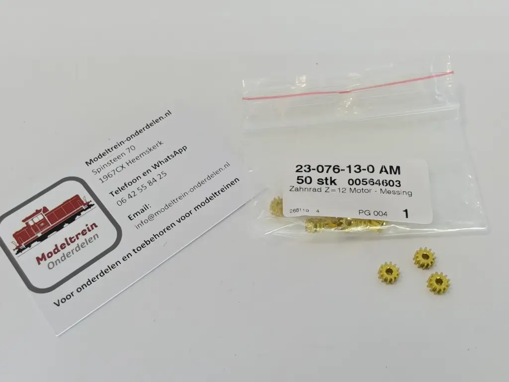 Fleischmann 00564603 - Zahnrad Z=12 Motor - Messing  