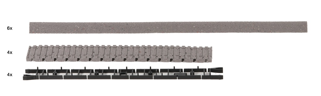 Roco 42661 - Bettung Flexgleis Beton    1 S