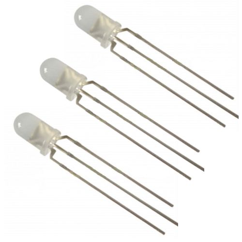 Digikeijs DR60084 - LED 3mm bi-color ROOD-GEEL (10 stuks)