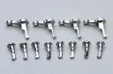 Piko 56083 - Kurbelbol.(8x) +Gegenkur.(4x) Zilber/Zilver