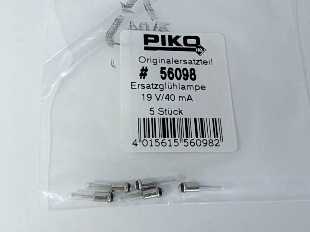 Piko 56095 - lampjes16V/30 mA (5 stuks)