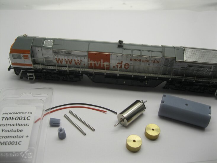 micromotor TME001C TT motor ombouwset