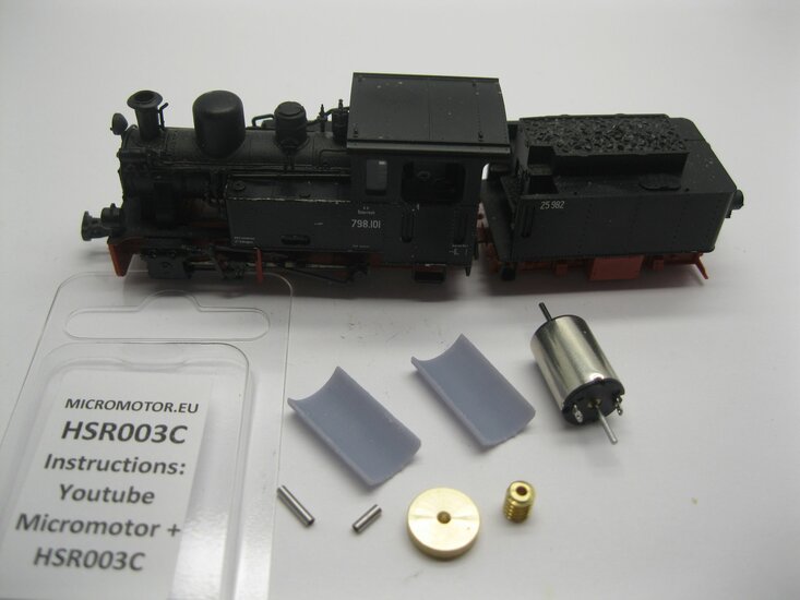 micromotor HSR003C HOe motor ombouwset