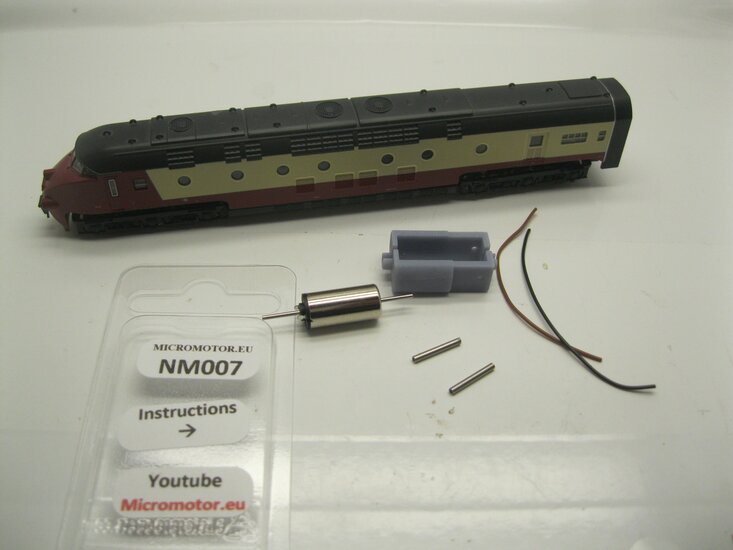 micromotor NM007 motor ombouwset 