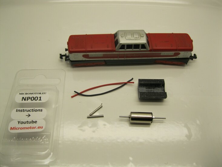 micromotor NP001 motor ombouwset 