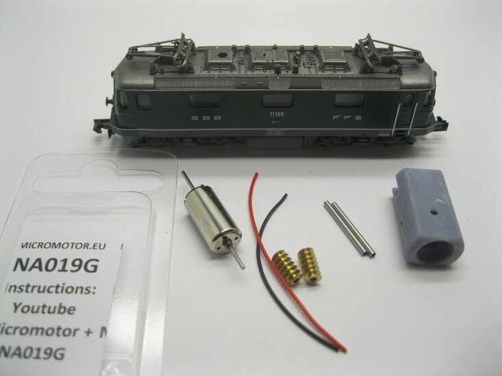 micromotor NA019G motor ombouwset 