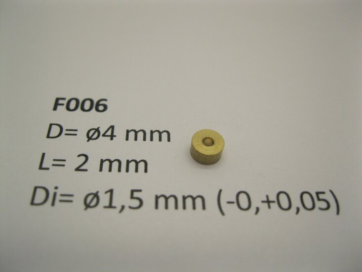 micromotor vliegwiel F006 ø4 x 2 x ø1,5 mm