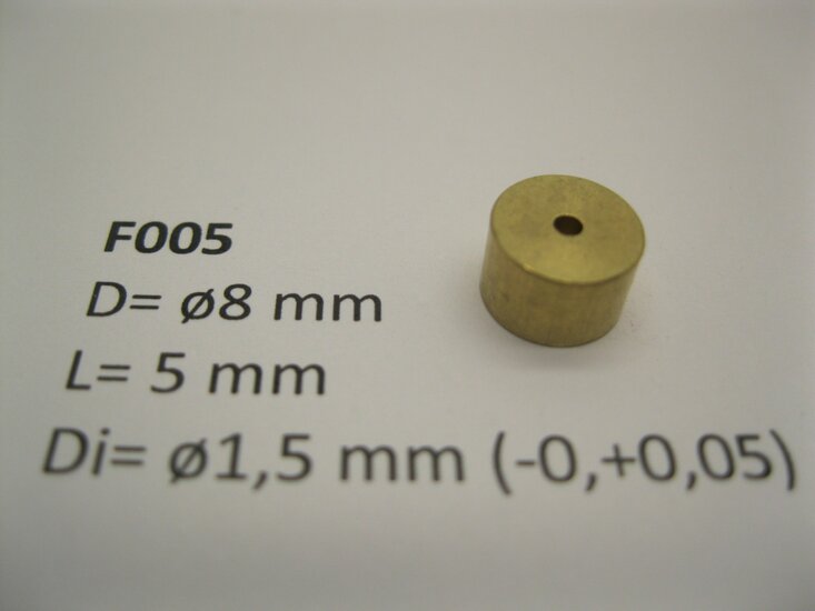 micromotor vliegwiel F005 ø8 x 5 x ø1,5 mm