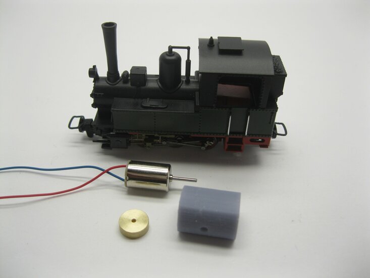 micromotor HSR004F motor ombouwset 