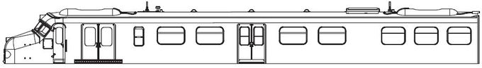 Piko ET40280-01 - N NS Hondekop rijtuigbak 1/2 klasse compleet