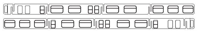 Piko ET40290-05 - N NS Hondekop vensterglas 1/2 klasse koprijtuig