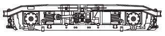 Piko ET40290-45 - N NS Hondekop draaistel achterzijde 1/2 klasse rijtuig