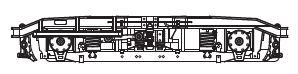 Piko ET40290-49 - N NS Hondekop draaistel achterzijde 2 klasse rijtuig