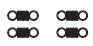 Piko ET40460-25 - N Set veren kortkoppeling (4x)