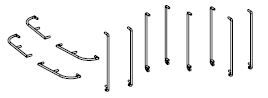 Piko ET51360-26 - NS 1100 set handrails