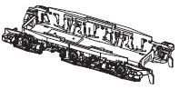 Piko ET51670-76 - BR 103 draaistel met detail onderdelen