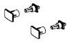 Piko ET51840-65 - BR 151 set buffers (2x)