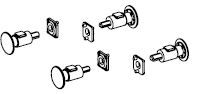 Piko ET52464-40 - USATC 65-DE-19A set buffers (4x)