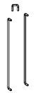 Piko ET52680-20 - NS 2200 set handgrepen deur en dak bruin