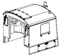 Piko ET52686-60 - NS 2218 machinistenhuis bruin A-sein compleet