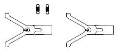Piko ET53000-01 - Kortkoppelingsarm + veer