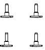 Piko ET53000-97 - Buffers (4x) tbv Hobby rijt. (57605 etc.)