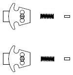 Piko ET54000-09 - Koppelingshouder ketelwagens compleet (2 st)