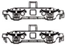 Piko ET54000-20 - Draaistel voor platte wagens Rs (2x)