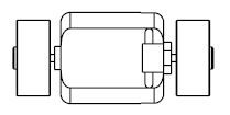 Piko ET57194-15 - ICE Motor compleet met cardanaansluiting