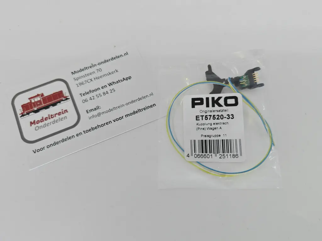 Piko ET57520-33 - NS Hondekop el. koppeling (pin) motorwagen