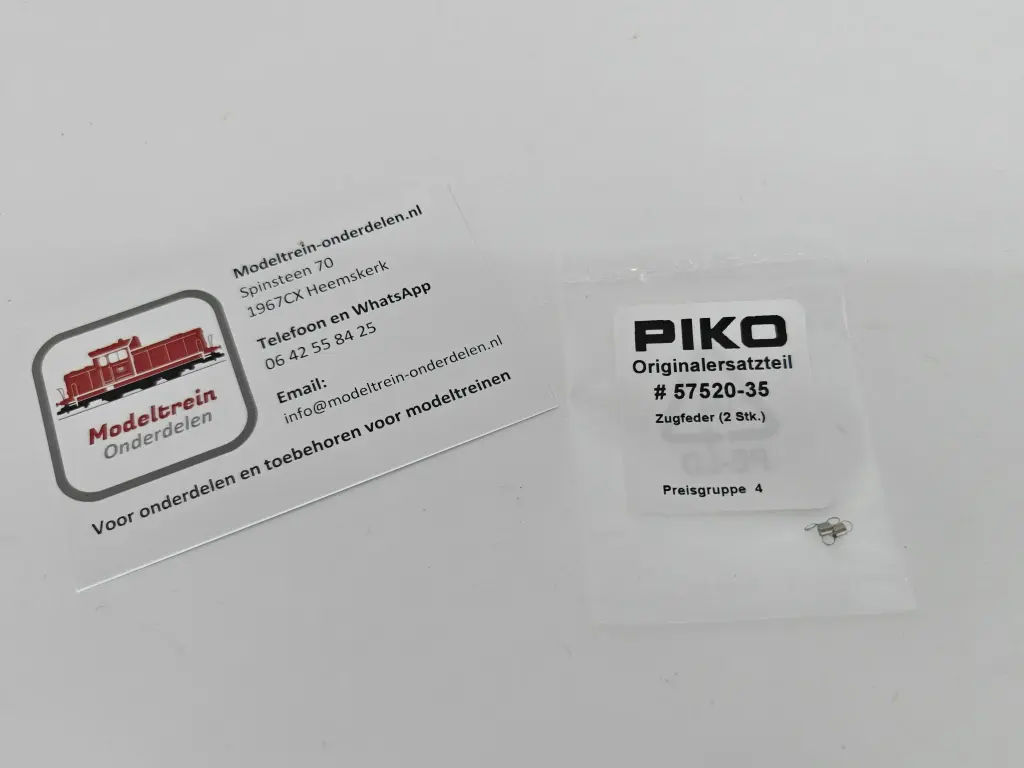 Piko ET57520-35 - NS Hondekop set van twee veertjes koppeling