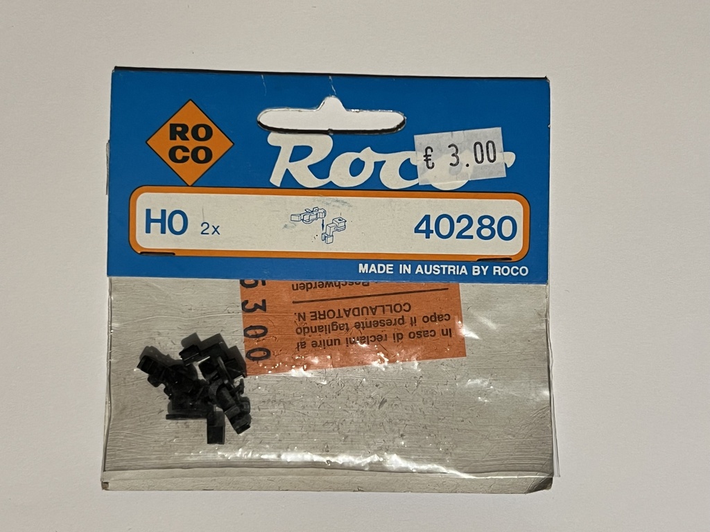 Roco 40280 - H0 Kortkoppelingen Fleischmann tapsysteem