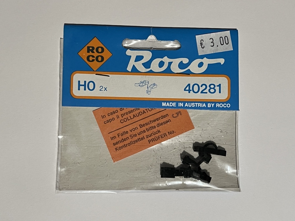 Roco 40281 - H0 Kortkoppelingen voor Fleischmann pensysteem