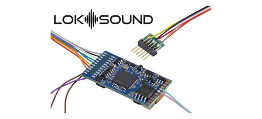 [ESU.58416] ESU 58416 H0 0 - Loksound 5, DCC/MM/SX "Leerdecoder" inclusief speaker, 6-pin NEM651