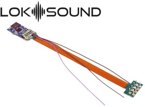 [ESU.58810] ESU 58810 H0 TT N - Loksound 5 micro, DCC/MM/SX "Leerdecoder" inclusief speaker, 8-pin NEM652