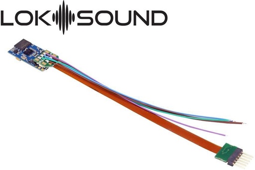 [ESU.58816] ESU 58816 H0 TT N - Loksound 5 micro, met 6-pin NEM651, DCC/MM/SX "Leerdecoder" inclusief speaker