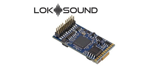 [ESU.58412] ESU 58412 H0 0 - Loksound 5, DCC/MM/SX "Leerdecoder" inclusief speaker, Plux22