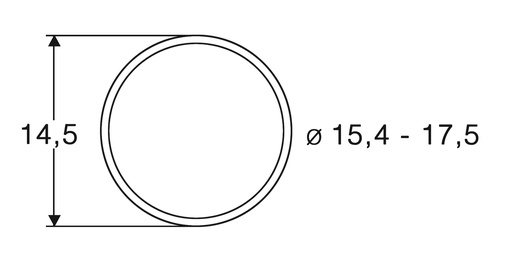 [RO.40076] Roco 40076 - Slipbanden 15,4 - 17,5mm (10 stuks)