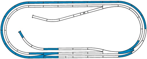 [RO.42012] Roco 42012 - Gleisset D ROCO-LINE m.Bett.  