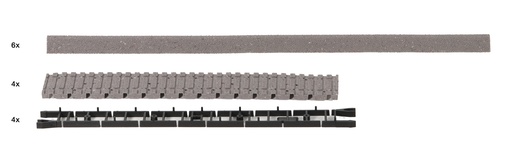 [RO.42661] Roco 42661 - Bettung Flexgleis Beton    1 S