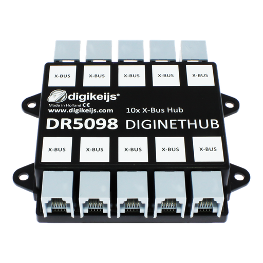 [DR5098] Digikeijs DR5098 - DigiNetHub, 10 voudige X-BUS hub