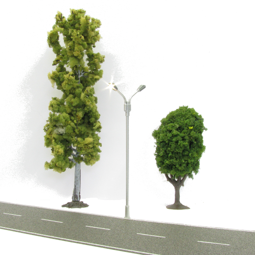 [DR60202] Digikeijs DR60202 - Straatlamp dubbel spoor N met Warm Witte led (4 stuks)