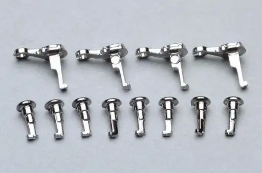 [PI.56083] Piko 56083 - Kurbelbol.(8x) +Gegenkur.(4x) Zilber/Zilver